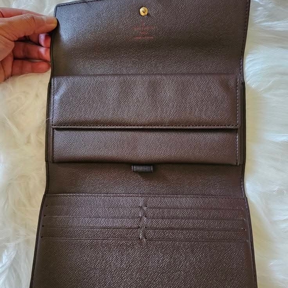 Louis Vuitton Damier Ebene Brown Wallet - Picture 7 of 9
